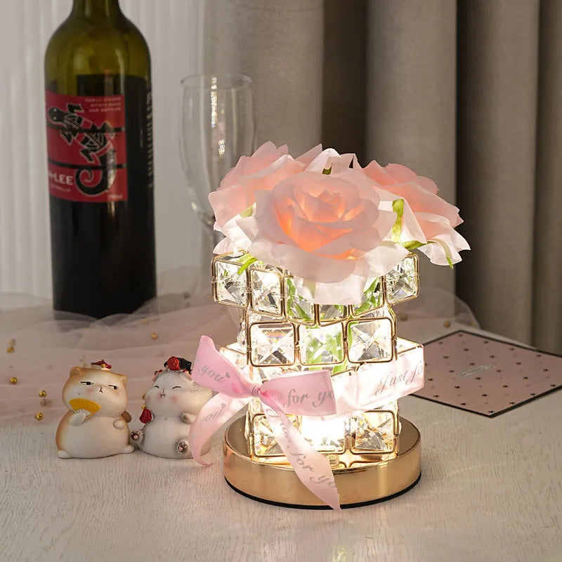 LED Rose Small Night Lamp