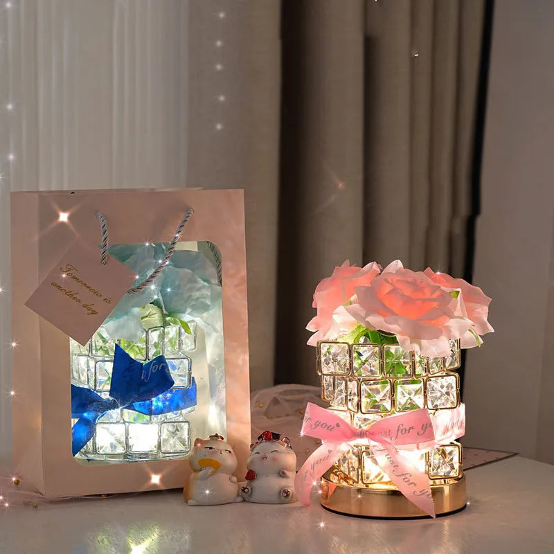 LED Rose Small Night Lamp